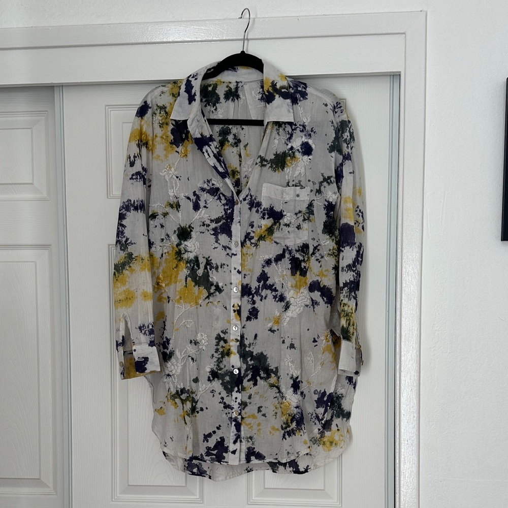 KYLA SEO Multicolor Button-Up Shirt